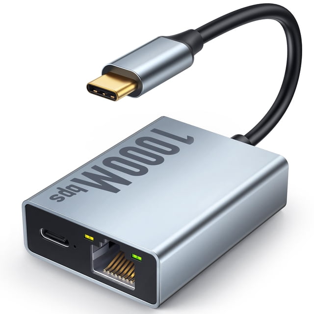 Adaptador Ethernet ELECTOP USB tipo C a RJ45 para Chromecast