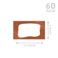thumbnail image 5 of Koyal Wholesale Terracotta Place Cards for Wedding Party Tables, Seating Name Place Cards for Holders, 60 Pack, 5 of 5