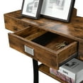 thumbnail image 4 of Convenience Concepts Newport 1 Drawer Harri Console Table with Shelves, Multiple Finishes, 4 of 6
