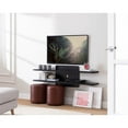 thumbnail image 3 of Furniture of America Brie Wood 2-Tier Floating TV Stand in Cappuccino, 3 of 5