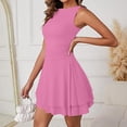 thumbnail image 3 of Women's Sexy Backless Satin Maxi Dress V-Neck Spaghetti Strap Graduation Evening Gown, 3 of 6