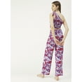 thumbnail image 5 of Moomaya Womens Coord Set, Viscose Rayon 2 Pcs Set Crop Top with Palazzo, Resort Wear, 5 of 8