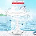 thumbnail image 6 of Tuphregyow Portable Washer USB Mini Washing Machine High-Power Turbine Washing For Travel Business Trip Or College Rooms White, 6 of 8