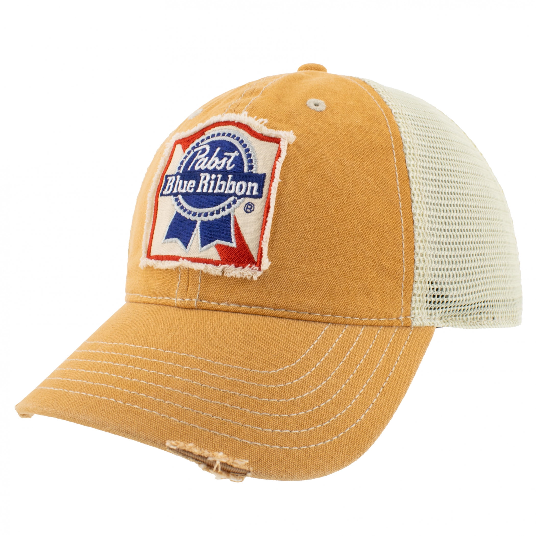 Official Pabst Blue Ribbon Beer Logo Reversible Cotton Bucket Hat