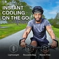 thumbnail image 5 of Cold Factor Cooling Instant Unisex Cooling UV Skullcap and Helmet Liner, Gray | 2-Pack, 5 of 7