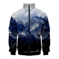 thumbnail image 3 of Chaqueta con estampado de paisaje de montaña nevada en 3D, chaquetas con gráficos de paisajes divertidos para hombres y niños, ropa de calle de moda, ropa, tops, 3 of 5
