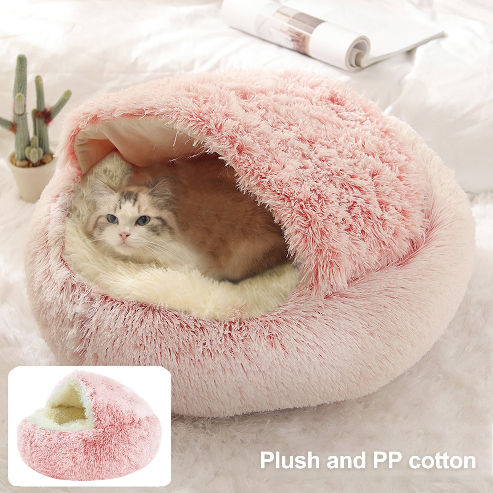kitty cave bed