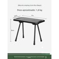 thumbnail image 2 of Juego de mesa y sillas tácticas portátiles de plástico ro para acampar al aire libre, picnic, juego de mesa de comedor pl..., 2 of 4