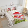 thumbnail image 4 of Erosebridal Red Mushroom Comforter Sets Queen Size,Rustic Cabin Bedding Queen Comforter Set,Breathable Bedding Sets Queen with Comforter,Botanical Decor, 4 of 8