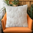 thumbnail image 4 of Fall Pillow Covers 11.8x11.8 Inch Autumn Pumpkin Throw Pillow Cases Soft Plush Cushion Covers 3D Embroidered Decor for Couch Sofa Bedroom Living Room Farmhouse Home Decor, Thanksgiving Pillow Covers, 4 of 6
