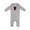 AC-Heather Grey, variant on Inktastic Fireman 1st Birthday Baby Romper Coveralls