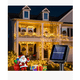 thumbnail image 4 of Serie Navideña Solar Luces Decoraciones Exterior 12M color amarillo, 4 of 4