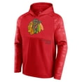 thumbnail image 2 of Men's Fanatics Red Chicago Blackhawks Shade Defender Raglan Pullover Hoodie, 2 of 3