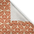 thumbnail image 5 of Ambesonne Geometric Grommet Curtain, Japanese Flowers, 50" x 72", Vermilion Cream, 5 of 6