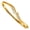 Yellow, variant on 14k Yellow Gold Hinged Polished Safety clasp Diamond Bangle Bracelet 7mm Wide Cuff Bracelet for Women