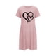 thumbnail image 5 of Camisón corto de talla grande para mujer, camisón de manga corta con estampado de pecho a la moda, camisón para mujer, 5 of 7