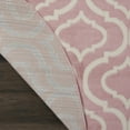 thumbnail image 5 of Nourison Jubilant Modern Moroccan Pink 5'3" x ROUND Area Rug, (5' Round), 5 of 8
