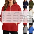 thumbnail image 6 of HomeDM Women's Quarter Zip Sweatshirt with Pocket Long Sleeve Drawstring Hoodie Pullover Solid Color, 6 of 6