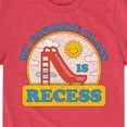 thumbnail image 3 of Instant Message - My Favorite Class Is Recess - Youth Short Sleeve Graphic T-Shirt, 3 of 6