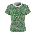 thumbnail image 2 of Digital Mardi Gras Camo T-shirt for Women - Camo Color Code 0099, 2 of 6