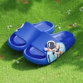 thumbnail image 2 of HCNTES Kids Boys Girls All Seasons Slippers Soft Non-Slip Slides for Indoor Outdoor Spring Summer Beach Pool Casual Wear(L01-Blue,13), 2 of 5