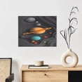 thumbnail image 6 of Logiee Solar System Paper Art Print Canvas Wall Art ,Art Poster,Canvas Decorative Picture,Decor Wall Pictures for Living Room Bedroom Bathroom,Ready to Hang, 6 of 6