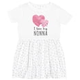 thumbnail image 3 of Inktastic I Love My Nonna Girls Toddler Dress, 3 of 5
