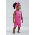 thumbnail image 4 of Marvel Avengers Spider-Man Infant Baby Girls French Terry Romper and Headband Red 18 Months, 4 of 5