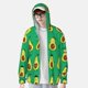 thumbnail image 2 of Fotbe Cartoon Fruit 1 Chaqueta con Protección Solar UPF 50+ para Hombre y Mujer, Camisa con Capucha y Bolsillos-XX-Large, 2 of 7
