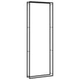thumbnail image 1 of vidaXL Firewood Rack Storage Fire Log Stand Stacker Holder Matt Black Steel, 1 of 6