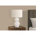 thumbnail image 2 of Monarch Specialties Lighting, 25"h, Table Lamp, Cream Ceramic, Ivory / Cream Shade, Contemporary, Modern, 2 of 4