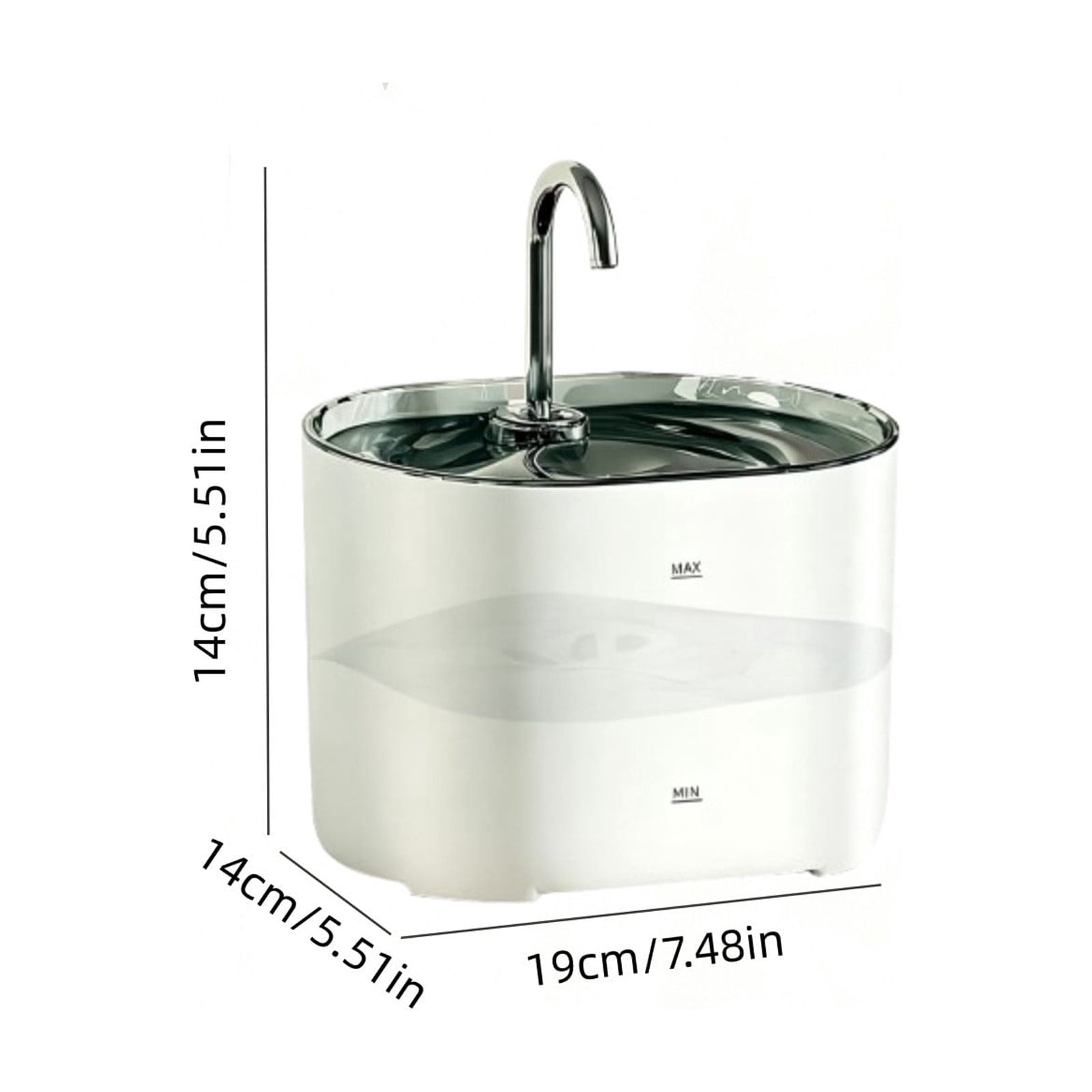 AURIGATE 2.2L Pet Water Fountain for Cats and Dogs, Automatic Dog Water Dispenser with Triple Filtration System, Flowing Water Bowl for Small Medium Dogs
