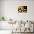 thumbnail image 3 of ZHONGYUTONG Kitchen Wall Art Grapes and Wine Picture Fresh Fruits Canvas Prints for Kitchen Restaurant Dining Room Decor Framed (28.00" x 42.00"), 3 of 6