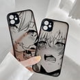 thumbnail image 4 of Funda de teléfono de Anime de tendencia de chica Linda para iPhone 15 14 13 12 11 Mini Pro Max X XR XSMax 7 8 Plus, cubierta transparente mate a-ahegaos, 4 of 5