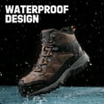 thumbnail image 3 of NORTIV 8 Waterproof Steel Toe Boots for Men Slip Resistant Safety Industrial Boots Wide Width, 3 of 7