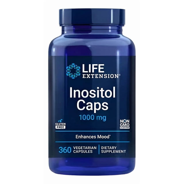 LIFE EXTENSION | INOSITOL caps 1000 mg | 360 capsulas vegacaps