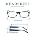thumbnail image 6 of Readerest Blue Light Blocking Reading Glasses Blue 225 Magnification, 6 of 8