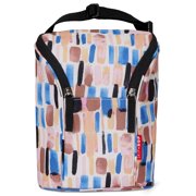 Skip Hop Grab & Go Double Bottle Bag, Brush Stroke