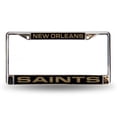 thumbnail image 1 of New Orleans Saints Laser Chrome Frame, 1 of 2
