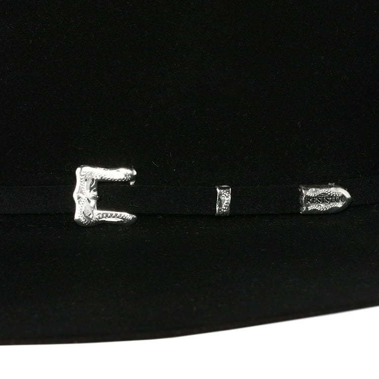 Mens Resistol 20X Black Gold Felt Hat