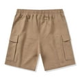 thumbnail image 6 of Plebaso Mens Shorts Casual Pleated Cargo Shorts Drawstring Loose Summer Shorts with Multi Pockets, 6 of 7