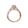 thumbnail image 2 of 0.70 Ct Brilliant Heart Cut Genuine Diamond Sparkle Three Stone Engagement Ring for Women Solid 14K Rose Gold Size 6.5, 2 of 8