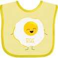 thumbnail image 3 of Inktastic Cute Kawaii Fried Egg Boys or Girls Baby Bib, 3 of 4