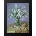 thumbnail image 2 of Rogozina, Svetlana 19x24 Black Modern Framed Museum Art Print Titled - Still Life with Daisies, 2 of 5