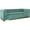 Mint, variant on Pemberly Row Contemporary Velvet/Stainless Steel Sofa in Sky Blue/Brushed Gold