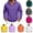 Purple, variant on Urbanix Hoodie for Men Basic Full Zip Long Sleeve Drawstring Hooded Jacket Relaxed Lined Sweatshirts Gym Streetwear with Multi-Pockets