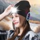 thumbnail image 1 of Gorro con Bluetooth y luz para auriculares inalámbricos, resistente al viento, para música, con luz frontal térmica, deportivo, IPX4 resistente al agua para hombres, mujeres y adolescentes, 1 of 9
