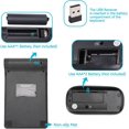 thumbnail image 4 of Wireless Numeric Keypad & Mouse Combo 18 Keyboard Keys USB Receiver Number Pad Keyboard Number Pad Plug and Play 24GHz Sensitive Technology 1200 DPI Mouse Combo for Laptop PC Desktop, 4 of 5