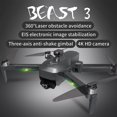 thumbnail image 1 of ZLL SG906 MAX Control remoto 3-Axis Gimbal Avión plegable GPS 4K HD RC Drone, 1 of 9