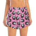 thumbnail image 6 of Rocae Cute Panda for Women's Athletic Shorts Quick Dry Workout Hiking Shorts With Pockets for Running, Yoga, Gym, Sports Medium, 6 of 9